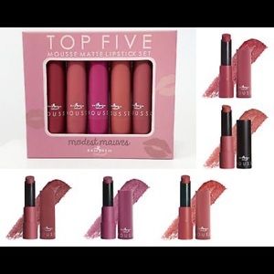 Mousse matte lip set